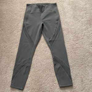 Lululemon Green Mesh Leggings